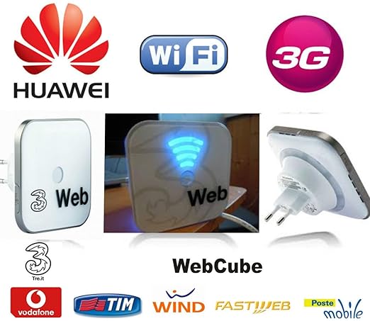 title=Router Wifi 3G UMTS con Slot SIM HUAWEI B153 interagisce con qualsiasi gestore