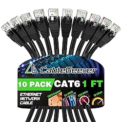 CableGeeker Cat 6 Ethernet Cable 1 ft