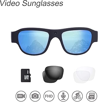 glasses with video camera built in