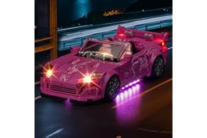 BRICKSHINING LED Lighting Compatible with Lego 77241 Speed Champions 2 Fast 2 Furious Honda S2000, Light Kit Compatible with Lego 77241 Car, NOT Included The Model Set - JUST Lights