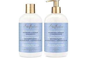 Shea Moisture Hydrate & Repair Shampoo & Conditioner Regimen Pack for extremely dry, brittle hair Manuka Honey & Yogurt stren