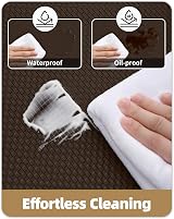 COLOR&GEOMETRY Color G 2 Piece Kitchen Mat Set 44x75cm+44x150cm Brown view 5