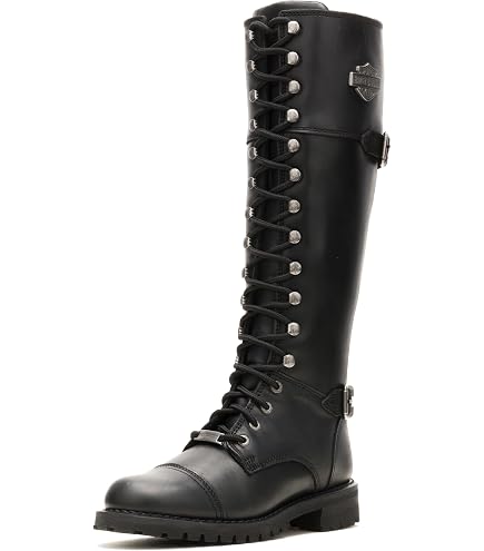 Amazon.com | Harley-Davidson Women's EDA Leather Motorcycle Casual