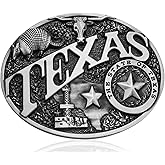 LYTOPTOP Texas Belt Buckles for Men Women│Western Cowboy Cowgirls Christmas Halloween Belt Buckle Gift