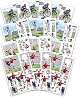 Katy Sue Sports 3D Die Cut Decoupage Sheets - 12 Pre Cut Card Making view 2