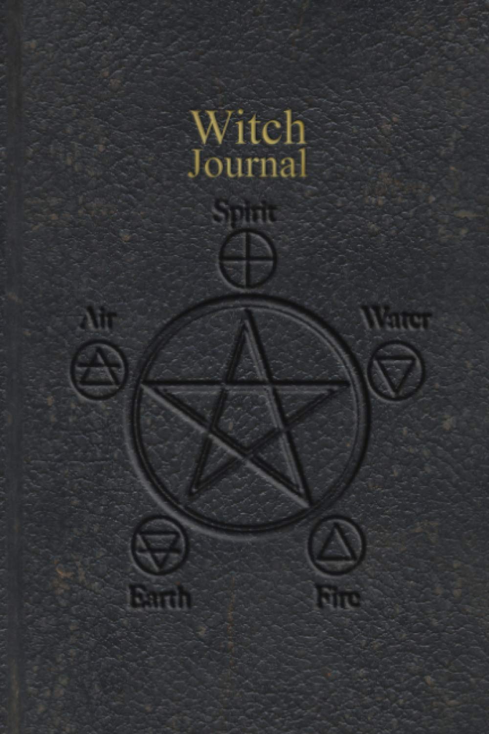 Witch Journal: Wicca Gift, Lined Notebook 200 Pages 6 x 9 (Black Leather No.5)