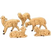 Fontanini by Roman Inc., Brown Sheep, 5" Animals Collection, Nativity Figure and Accessories, Hand Sculpted and Painted