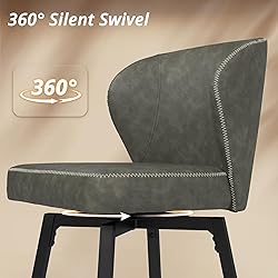 LUE BONA 26 Inch Swivel Bar Stools Set of