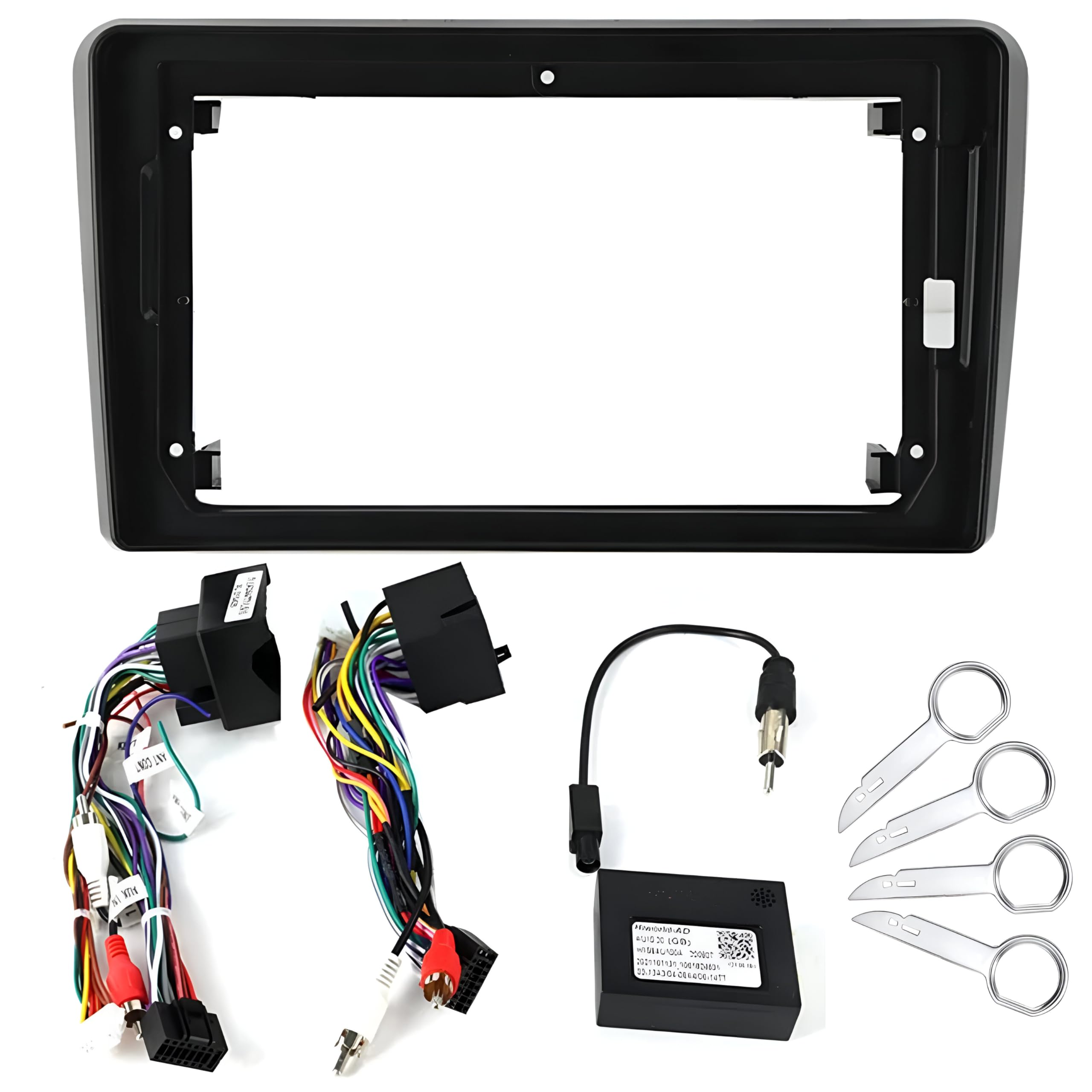 Sound-way - 9" inch dash car stereo facia radio adapter compatible with Audi A4 (B6) (B7) Seat Exeo - KA22-450