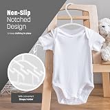 KEPLIN 36 Pack Children's Hangers Non-Slip Plastic Space Saving White view 6