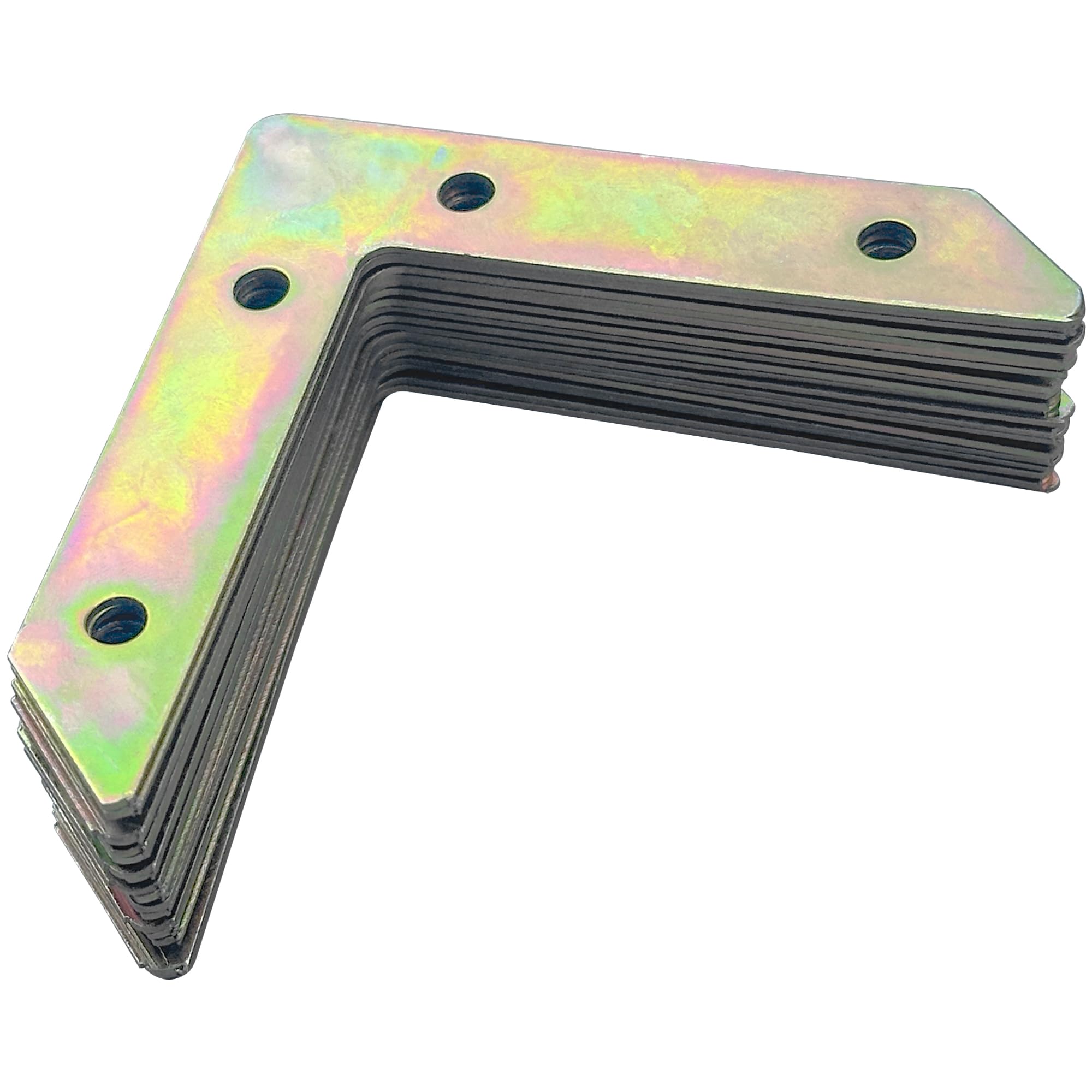 20 PCS L-Shaped Picture Frame Angle Brackets,Metal Plate Fastener Corner Braces