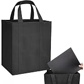 MOLOSLEEVE MOLOVA 1 Pack Large Foldable Shopping Bag, 15" W x 12.5" H x 10" D, Reusable Grocery Bag, Used for Shopping