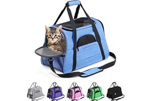 Prodigen Pet Carrier Airline Approved Pet Carrier Dog Carriers for Small Dogs, Cat Carriers for Medium Cat Small Cat, Small Pet Carrier Small Dog Carrier Airline Approved Cat Pet Travel Carrier