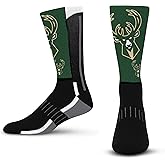 For Bare Feet NBA mens For Bare Feet Nba Logo Zoom Mesh Crew Sock