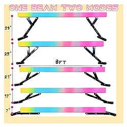 FC FUNCHEER Adjustable balane Beam for Kids - 8FT