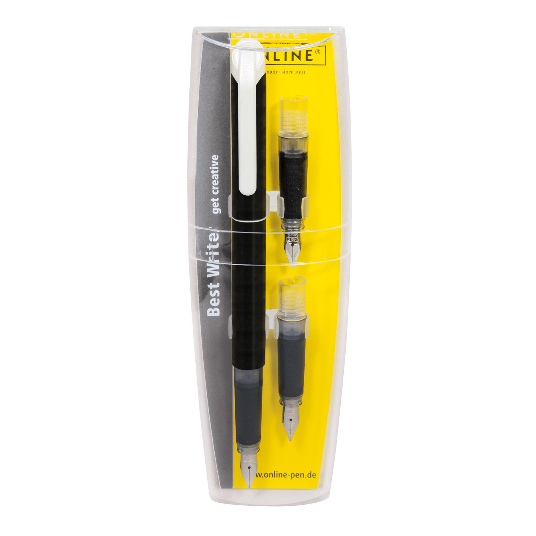 Set Best Writer calligraphy pen College Black nib 1,4mm, 0,8mm, 1,8mm — image 1