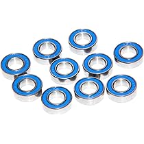 10 Roulements Céramique 6702-2RSC 15x21x4mm - Scellés, Joints Caoutchouc, FastEddy Bearings