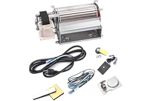 Criditpid GFK21 Blower Fan Kit for Heatilator Fireplaces Parts, FK21 GFK21A GFK21B UZY3 Fireplace Blower Fan Kit for Heatilator NDV3630I, GNDC30, ND3630I, ND3630, NDV3630IL, Rotom HB-RB21K, Novus 30.