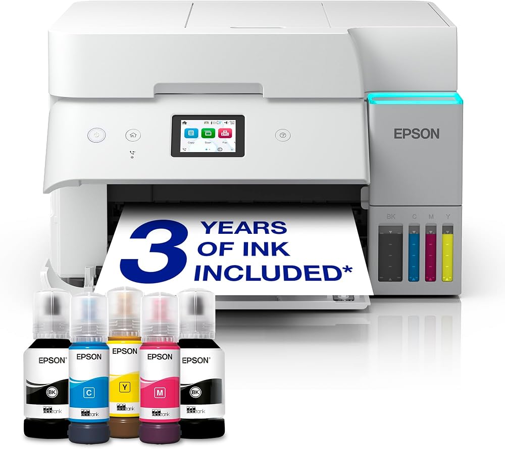 Epson EcoTank ET-4956 Ink Tank Printer Home Office Wireless Ethernet A4