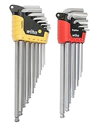 WIHA 66982 ErgoStar Ball End Hex L-Key, Inch and