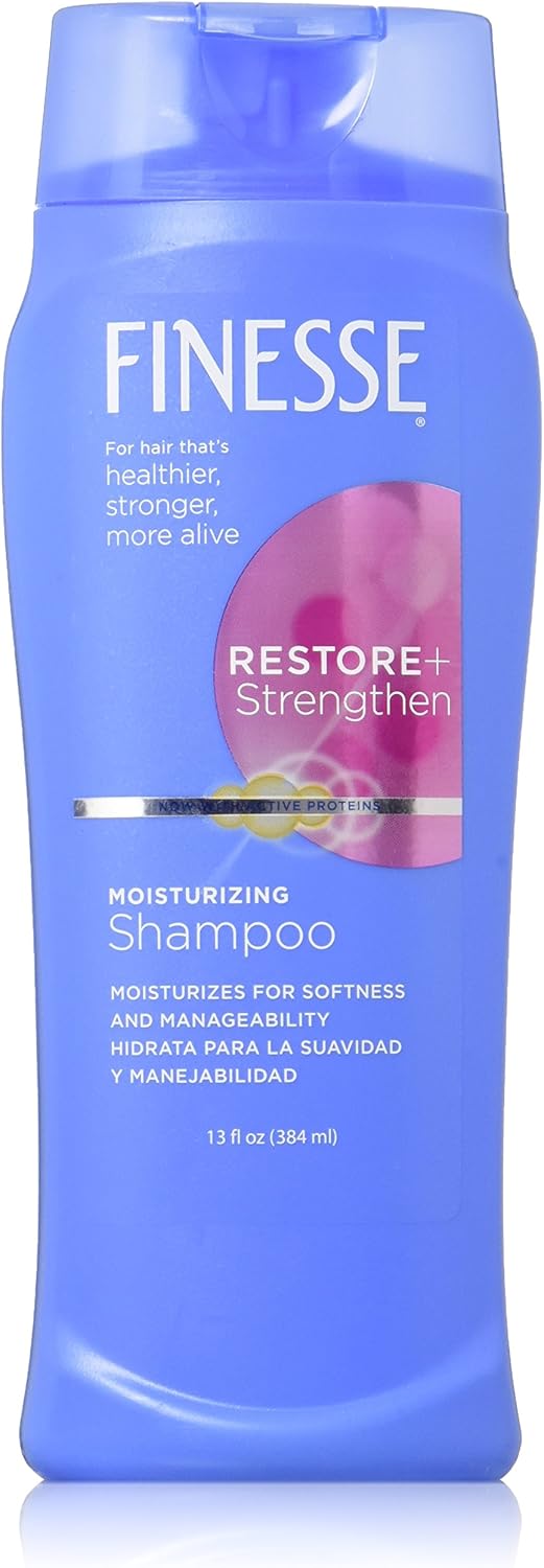 Finesse Self Adjusting Moisturizing Hair Shampoo For Dry, Fragile Hair