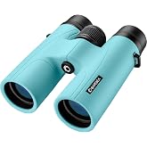 Barska Crush 10x42 Binoculars &ndash; Lightweight, Compact &amp; Shockproof Design in Bright Colors for Hiking, Travel, Concerts, Sports, Great Gift Idea &ndash; Case &amp; Strap Included