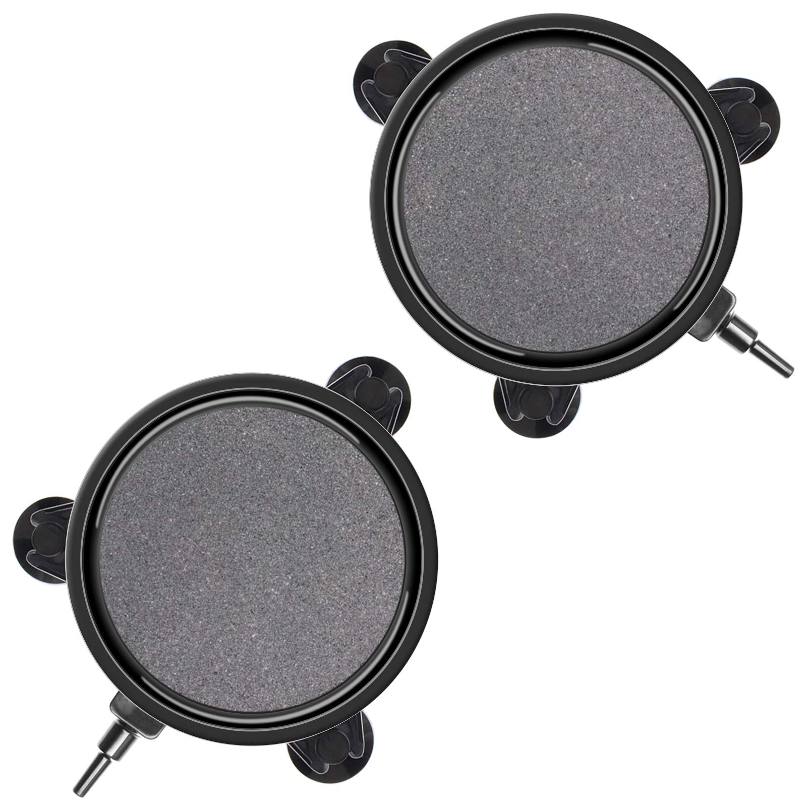 Waycreat 4 Inch Aquarium Air Stone for Fish Tank Bubble Stone Diffuser for Aquarium and Hydroponic, 2 Pack