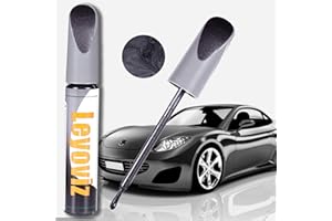 LEYOVIZ Touch Up Paint For Cars Black, Auto Deep Scratch Fill Repair, Erase Automotive Scratches, Touchup Paint Pen Nick Removal For Various Cars 0.4 oz (Black)