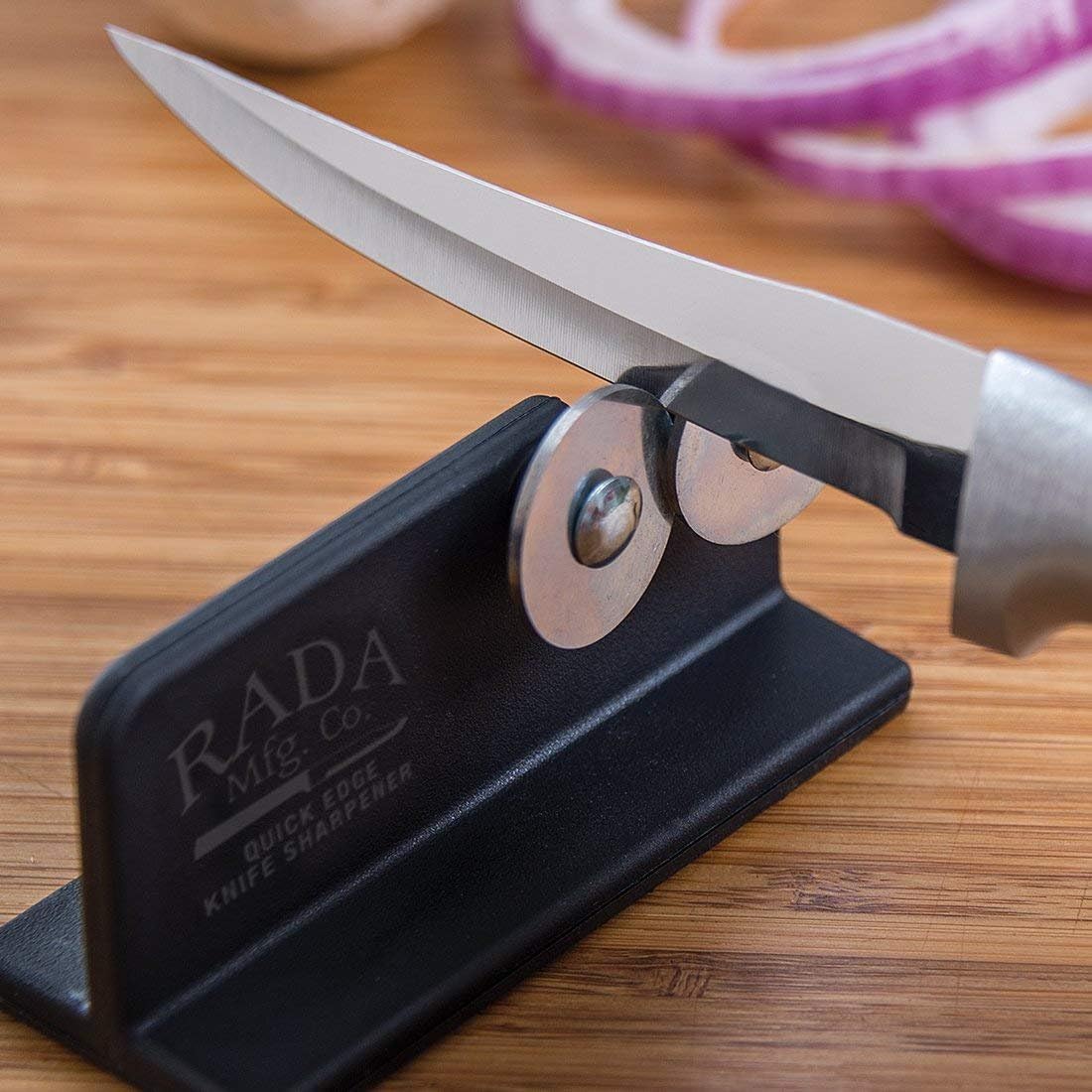How To Use Rada Knife Sharpener Youtube at Tami Kamm blog