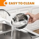 PETTOM 2 Pack Stainless Steel Dog Bowls 860ML Non-Slip Silicone Base view 5