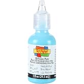 Scribbles 54128 3D Fabric Paint Shiny- Medium Blue