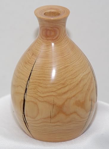 Amazon Com Hand Turned Weed Pot Vase Lilac Wood 3 1 4 Tall X 2