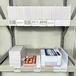 8Gnituhs 20 Pcs 25 * 12 CM 1MM Bookshelf