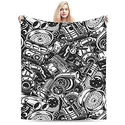 HGOD DESIGNS Automobile Car Parts Pattern Flannel