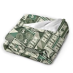 Jbofyee Money Throw Blankets All Season Ultra Soft