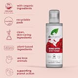 Dr Organic Rose Otto Toner Restoring Mature Skin Vegan Cruelty-Free 150ml view 3
