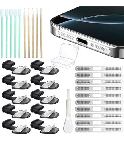 USB C Dust Plug Kit With Anti-Lost Design - 10pcs Silicone Port Covers For IPhone 15 IPad & More
