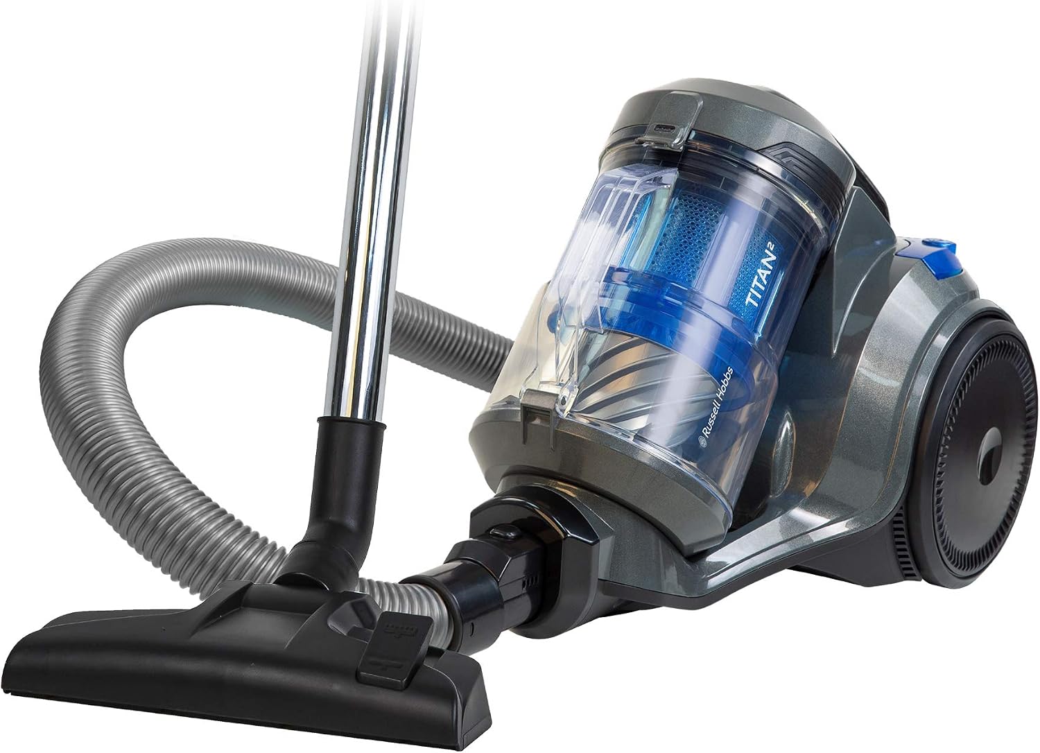 Russell Hobbs® Titan2 Multi-Cyclonic Cylinder Vacuum Cleaner, 3L Dust Capacity, Powerful 700W High Efficiency Motor