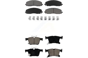 CMX Front Rear Ceramic Brake Pads Kit Replacement For Chrysler Pacifica Voyager Grand Caravan KCX-100235