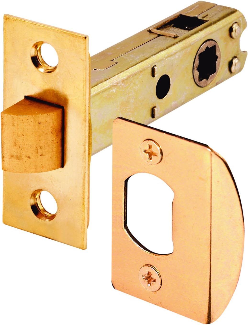 PrimeLine Products E 2281 Mortise Latch Bolt, Square Drive Brass