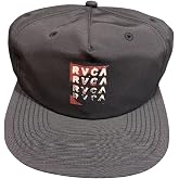 RVCA Men's Adjustable Snapback Unstructured 5-Panel Cap Hat
