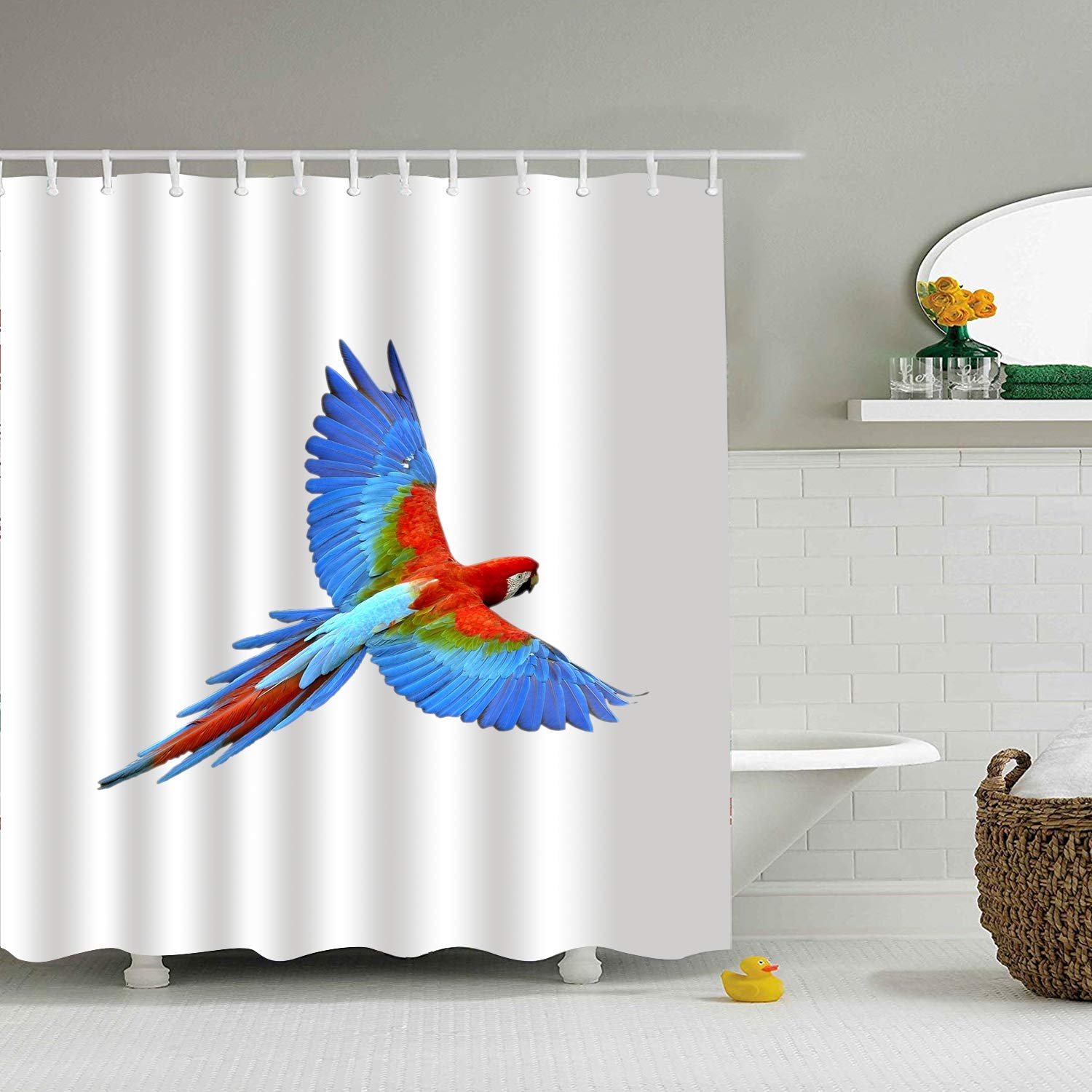 Amazon Com Space Invader Shower Curtain With Hooks Mildew