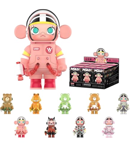 Amazon.com: POP MART Mega Space Molly 100% × Emoji Series, Molly
