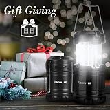 Lepro Camping Lantern Collapsible Battery Powered Portable Tent Light Pack of 2 view 8