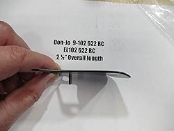 Don-Jo 9-102-622 RC Extended Lip Strike Plate in