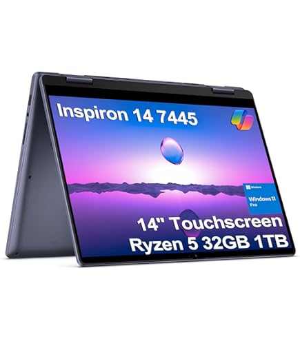 Amazon.com: Dell Inspiron 2-in-1 Laptop LED-Backlit Touch Display
