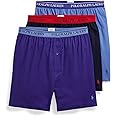 POLO RALPH LAUREN Men's Classic Fit Cotton Knit Boxers, 3 Pack