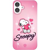 VELVET CAVIAR x Snoopy Phone Case for iPhone 16 Plus - Compatible with MagSafe [16ft Drop Tested] - Pink, Snoopy Be Mine