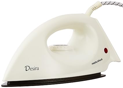 Morphy Richards Desira 1000-Watt Dry Iron (Off White)