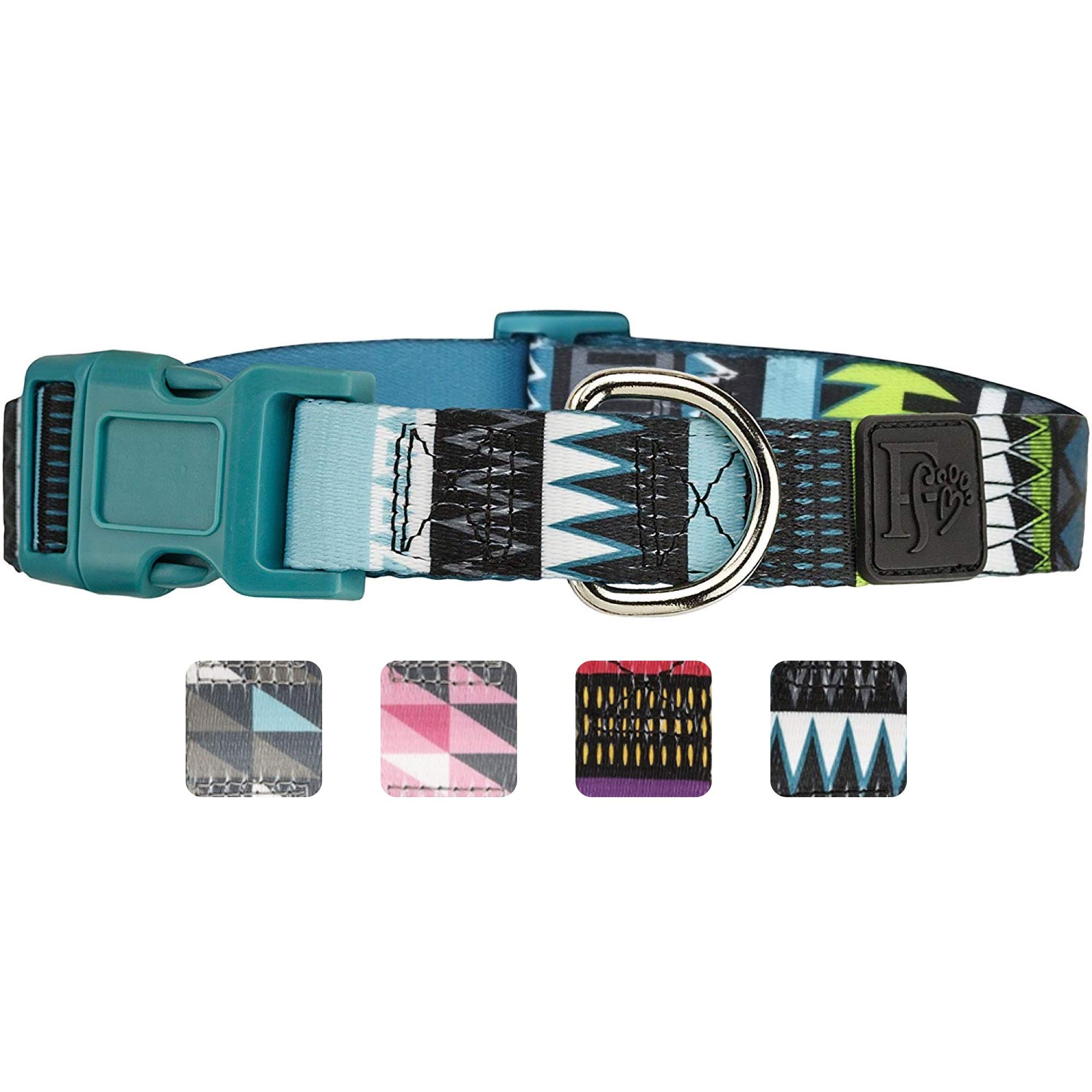 teal dog collar